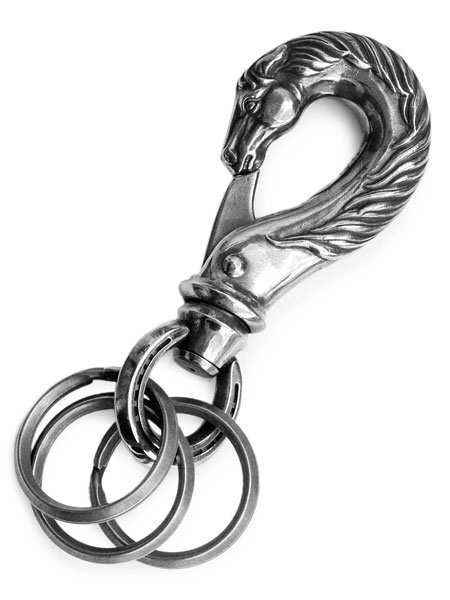 Horse Key Hook -Large- (Silver) / ホース キーフック ラージ (シルバー)