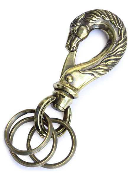 Horse Key Hook -Large- (Brass) / ホース キーフック ラージ (ブラス)
