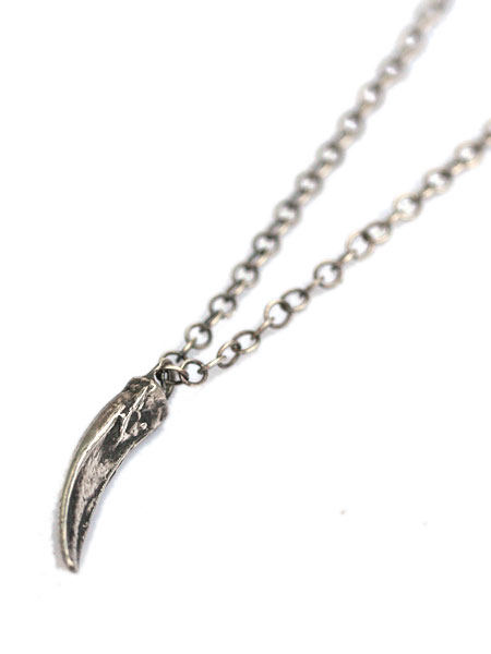 LAUREN WOLF Silver Crow Necklace / シルバー クロー ネックレス