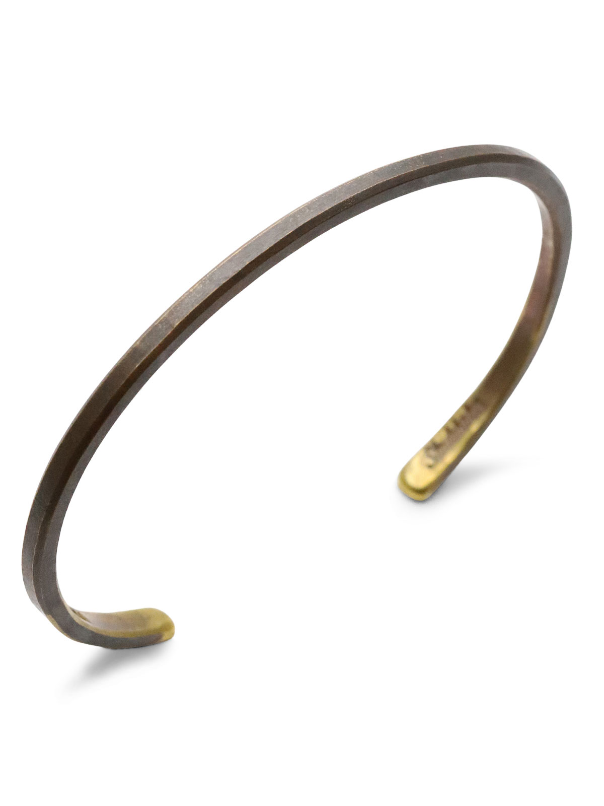 STUDEBAKER METALS Fineline CLASSIC CUFF (American Brass / Work Patina) / カフ バングル