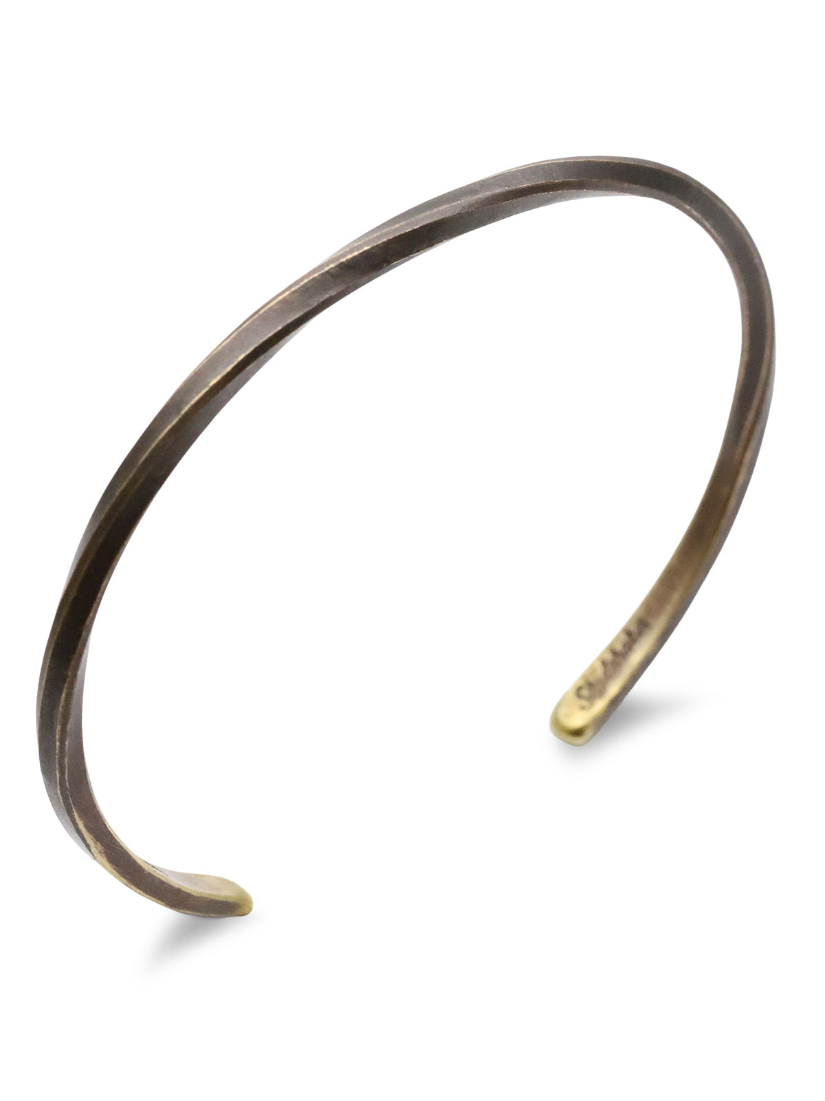 STUDEBAKER METALS Fineline STUDEBAKER CUFF (American Brass / Work Patina) / カフ バングル