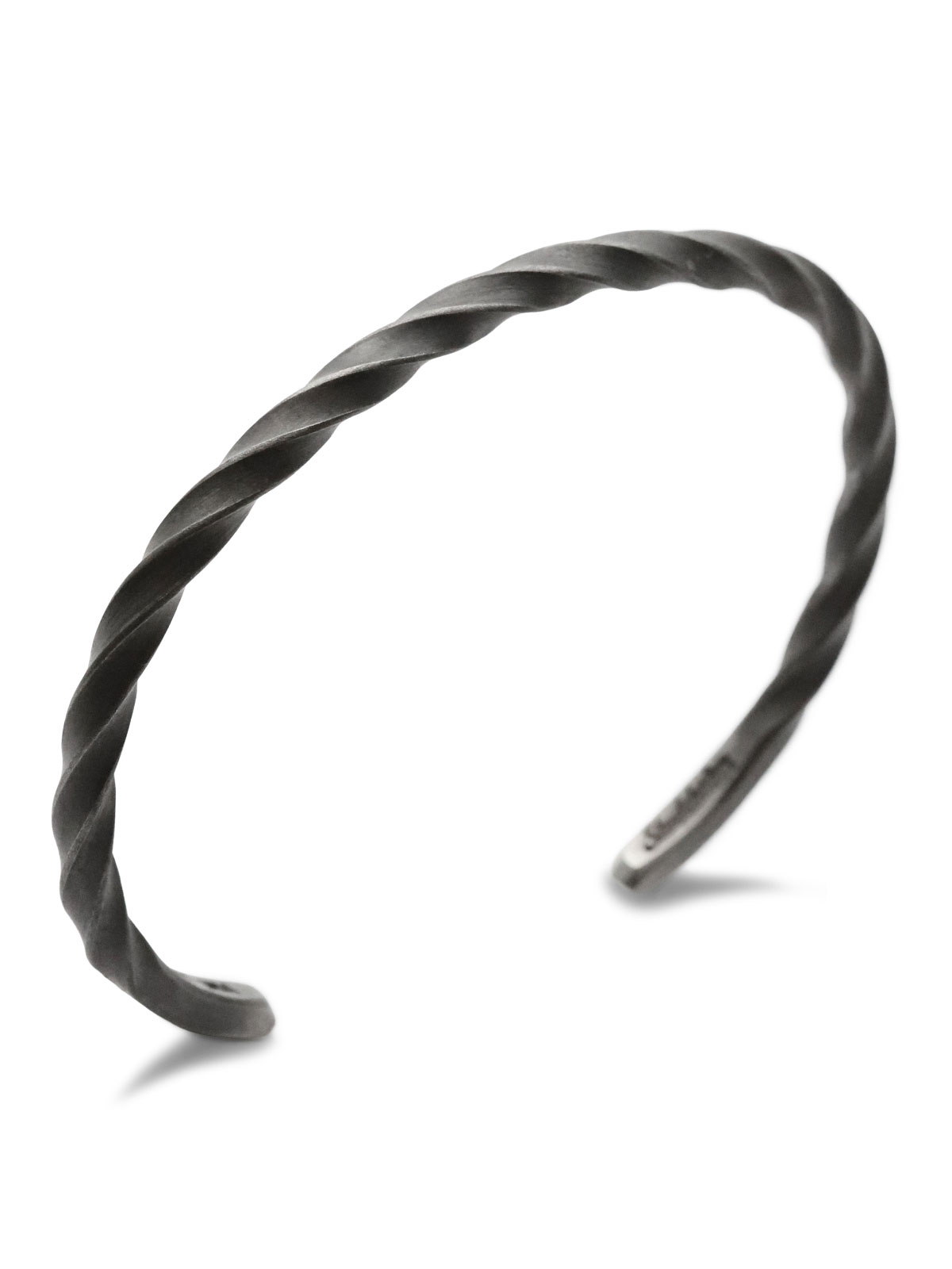 STUDEBAKER METALS Sheffield Cuff (Stainless Steel / Work Patina) / カフ バングル