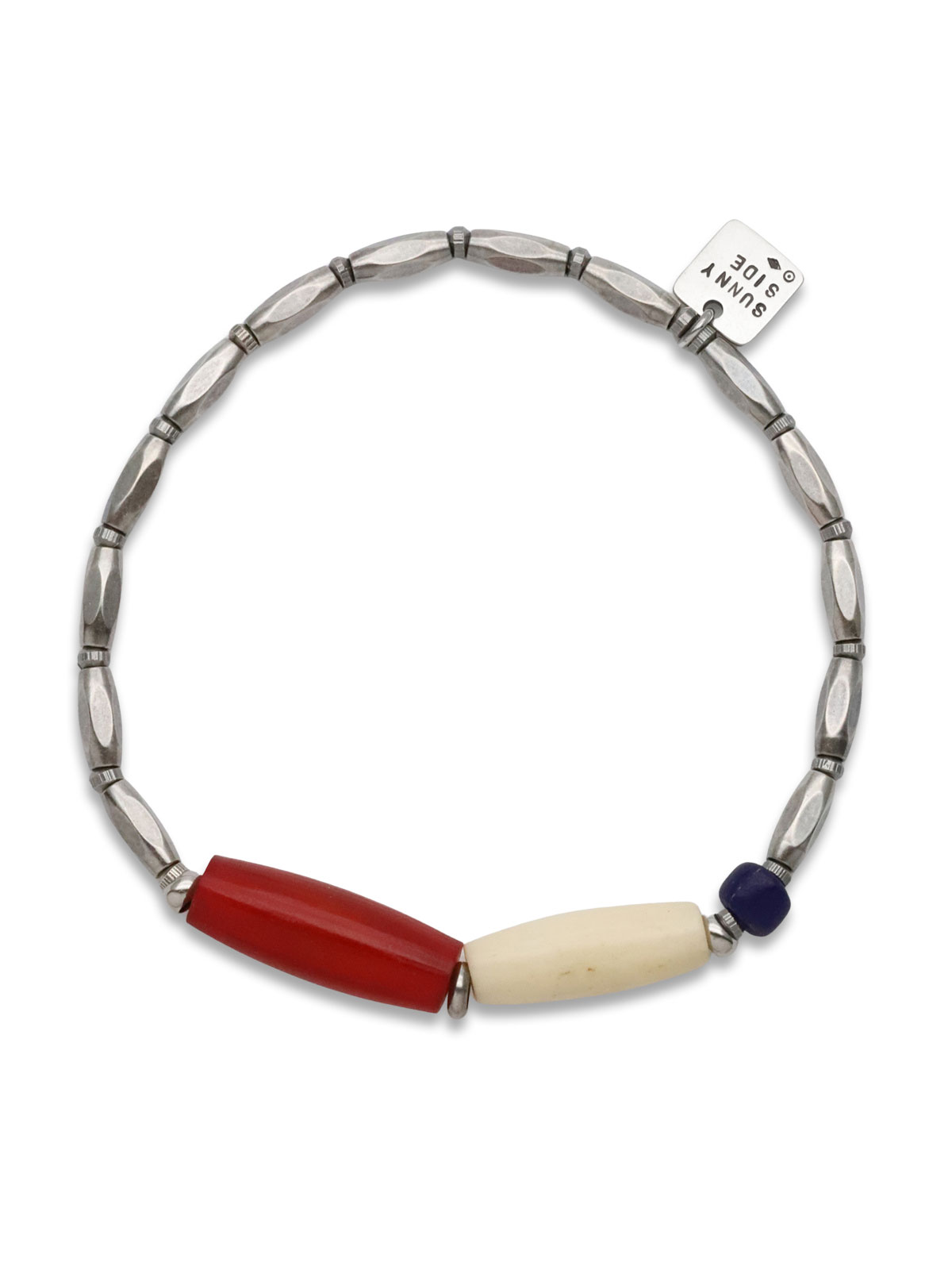 ON THE SUNNY SIDE OF THE STREET "AFRO" Rice Beads Bracelet Tricolour [251-330B] / アフロ ライス ビーズ ブレスレット トリコロール