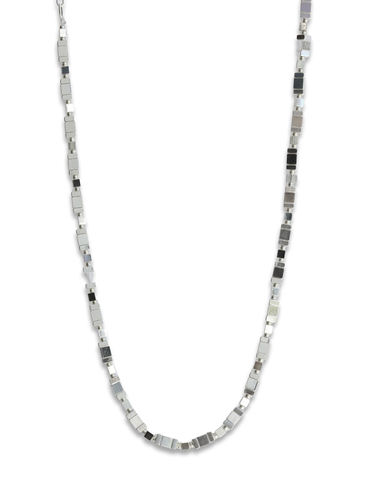 ON THE SUNNY SIDE OF THE STREET 4mm Cube Crystal Rock Necklace Crystal Quartz [251-332N] / キューブ クリスタル ロック ネックレス クリスタルクォーツ