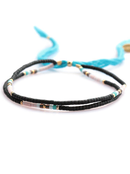 shashi Navajo Bracelet (Black)