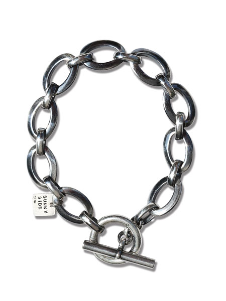 ON THE SUNNY SIDE OF THE STREET Oval Chain Bracelet [710-155B] チェーン ブレスレット