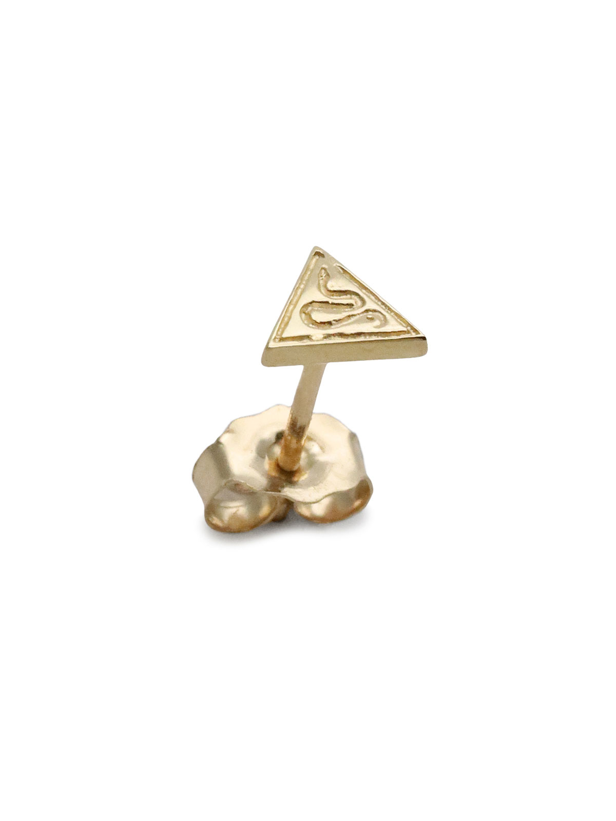 Digby & Iona Baby Snek Stud (K14 Yellow Gold) / ピアス イエローゴールド