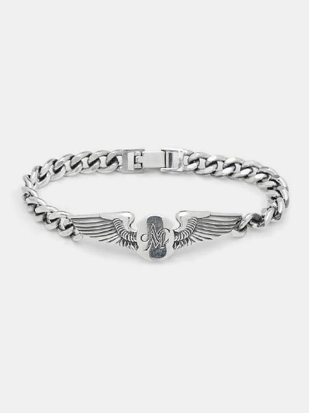 PEANUTS&CO. Peanuts&Co.×ADDICT CLOTHES ACVM WING SILVER BRACELET