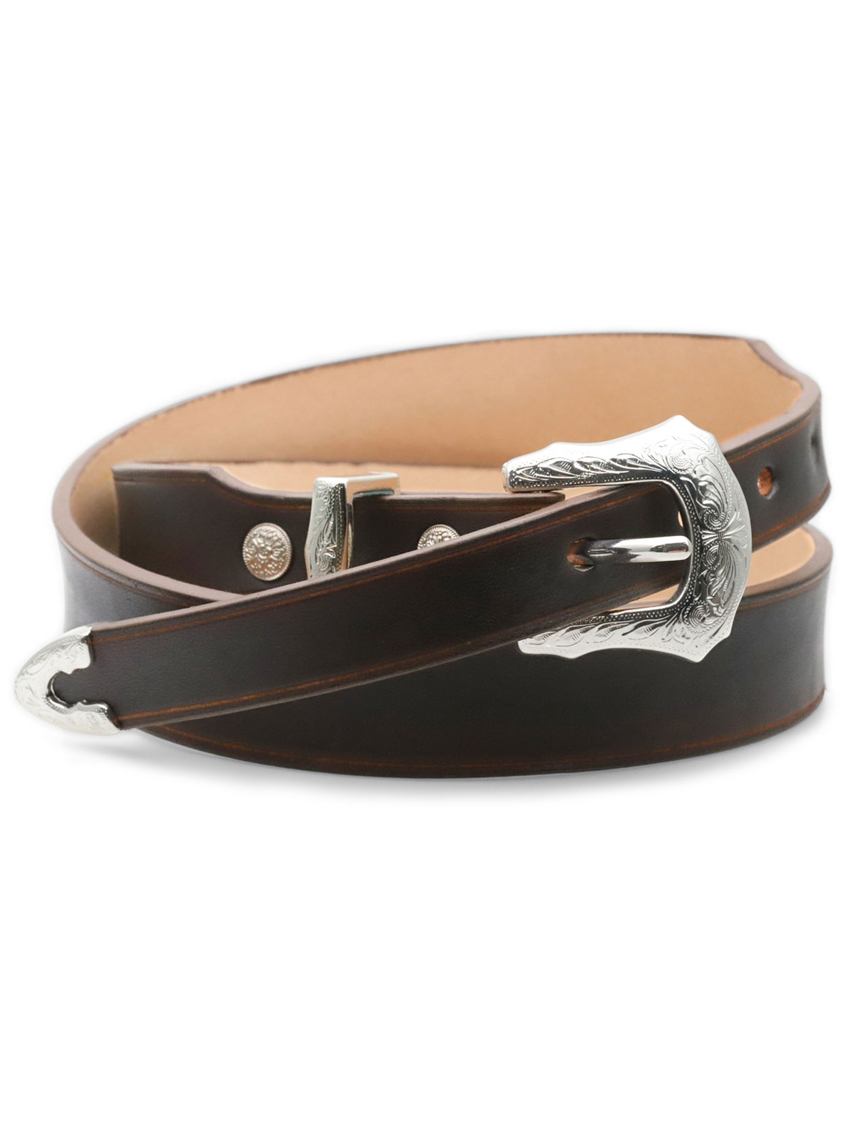 Rooster King & Co. Western Belt (Brown) / ウエスタンベルト