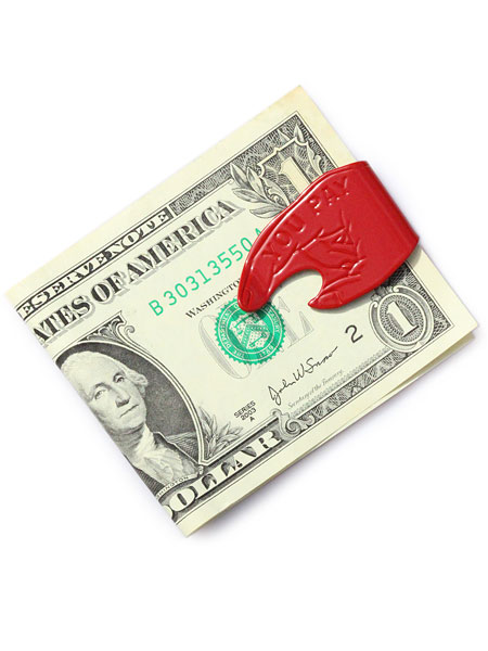Button Works YOU PAY MONEY CLIP / ユーペイマネークリップ (RED)