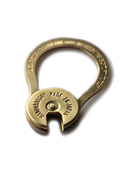 “DOLPHY” Key Ring (Brass)［CK-03］