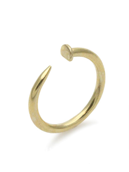 VERAMEAT NAILED IT Ring Brass / ネイルド イット リング ブラス