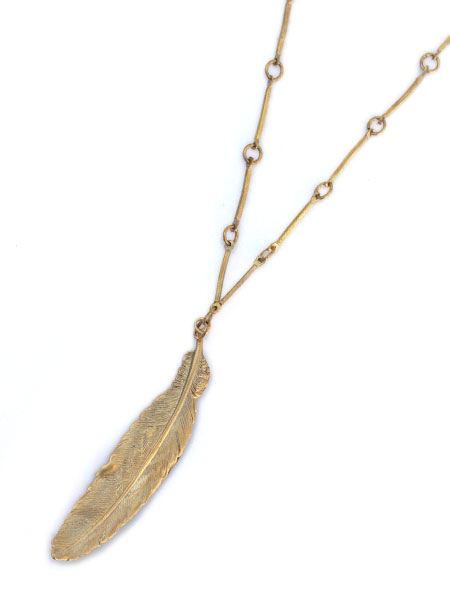 alkemie Feather Necklace / フェザー ネックレス