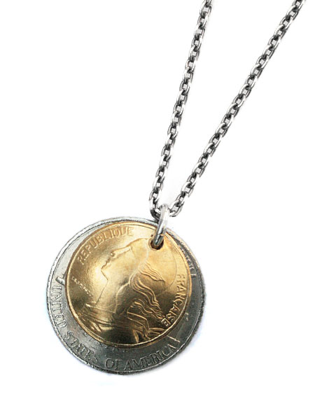 W COIN NECKLACE