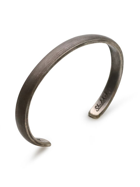 STUDEBAKER METALS LODGE CUFF (STERLING SILVER / WORK PATINA)