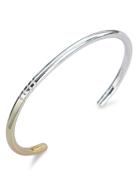 four spiral bangle K18 gold plated 【it’s 12 midnight 別注モデル】