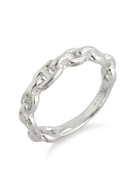 ANCHOR CHAIN RING (SILVER)
