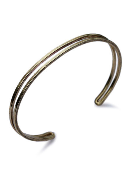 frank and easy W Brass Bangle