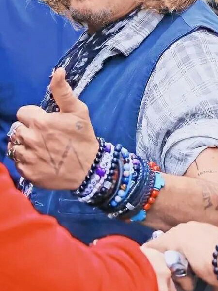 ブレスレット着用写真