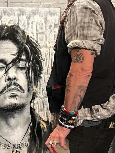 ブレスレット着用写真