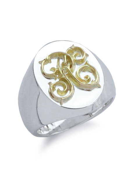 PEANUTS&CO. Signet Ring (L / K18 Gold)