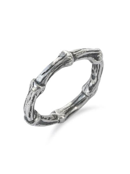 Silver Bamboo Ring [910-262R] / バンブーリング