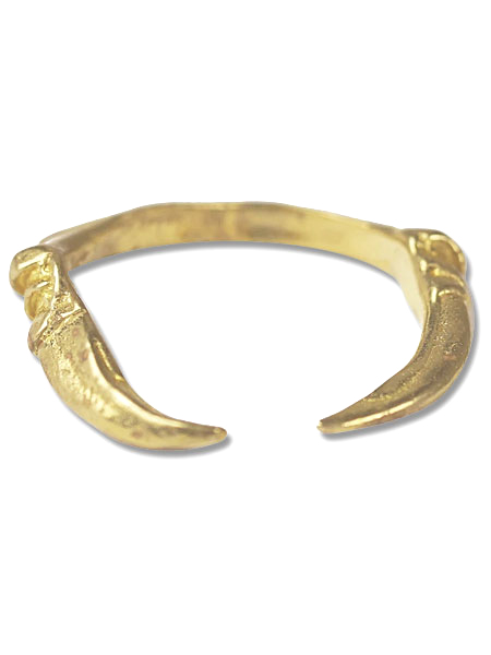 THE ONE DINO CLAW RING (GOLD BRASS) / リング
