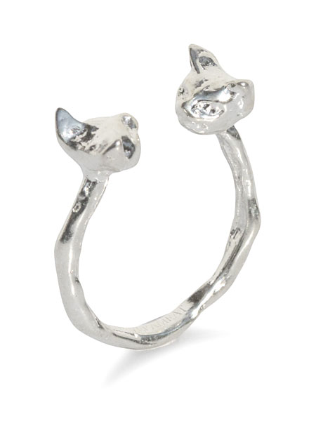 Cheshire Kiss Ring (STERLING SILVER) / チェシャ キス リング